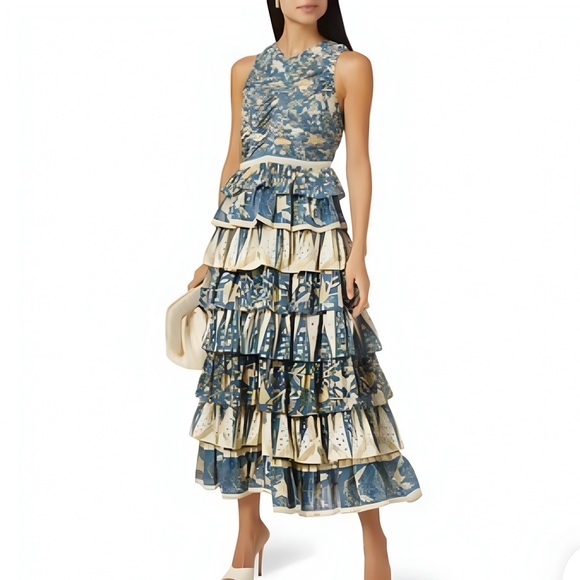 ULLA JOHNSON Ariah Tiered Dress - Picture 3 of 10